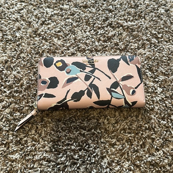 kate spade Handbags - Kate spade large zip around wallet